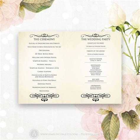 Enfree Half Fold Program Template