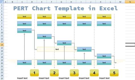 Enfree Pert Chart Template Excel