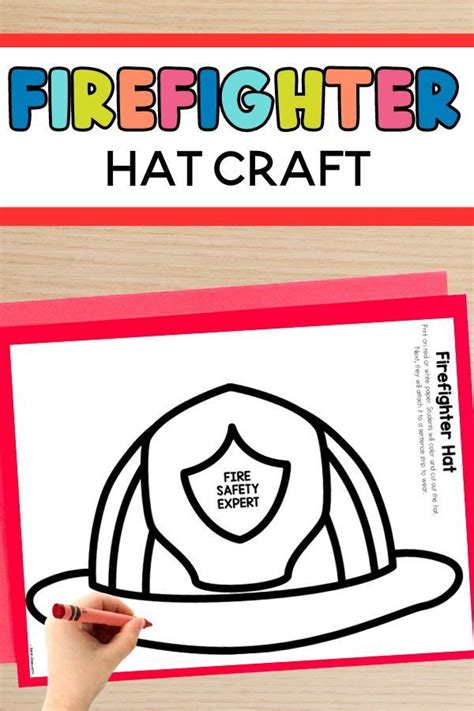 Enfree Printable Fireman Hat Template