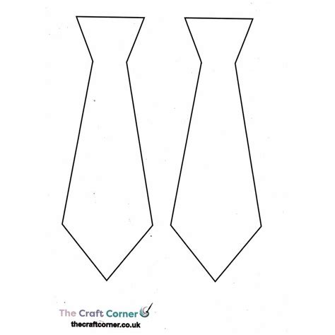 Enfree Tie Template Printable