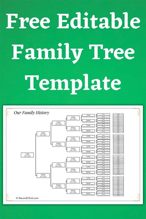 Enfree Tree Template