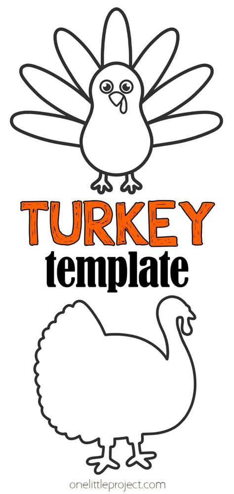 Enfree Turkey Printable Template