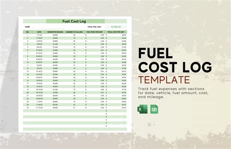 Enfuel Log Template Excel