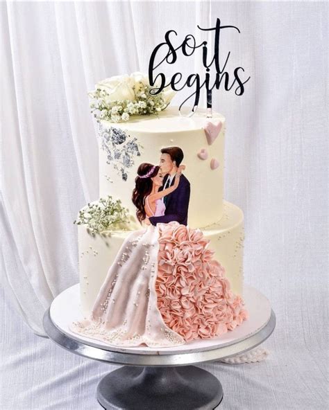 engagement cake