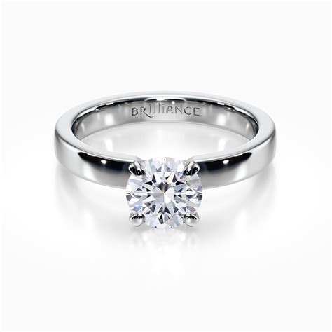 Engagement Ring Flat Band