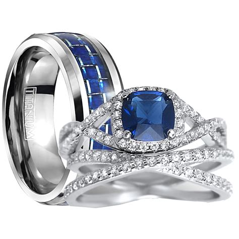 engagement rings set for him and her