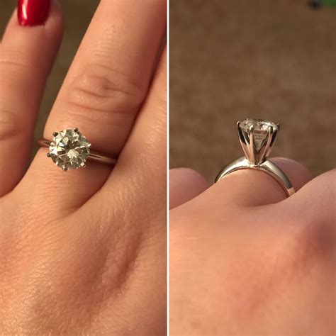 engagement rings that sit high