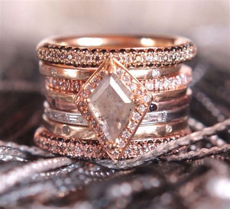 Engagement Rings with Unique Bands