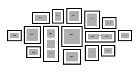 Engallery Wall Size Template