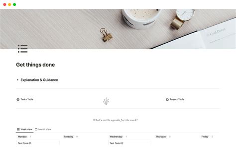 Engetting Things Done Notion Template