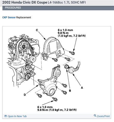 Engine Code P1361 Honda Civic