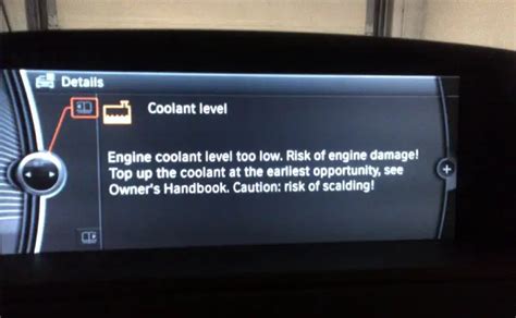 Engine Coolant Level Low Bmw X3