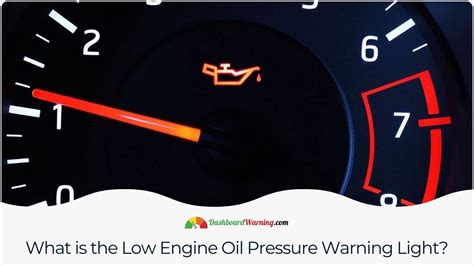 Engine Hot Low Oil