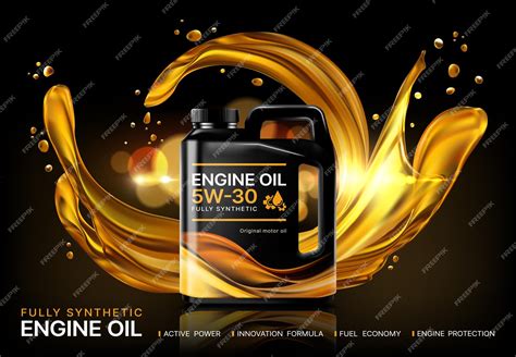 Engine Oil Bottle Vector