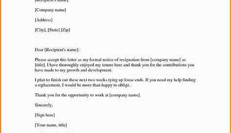 Engineer Resignation Letter Format Pdf FREE 9+ Sample Examples In MS Word PDF
