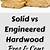 engineered wood and solid wood difference