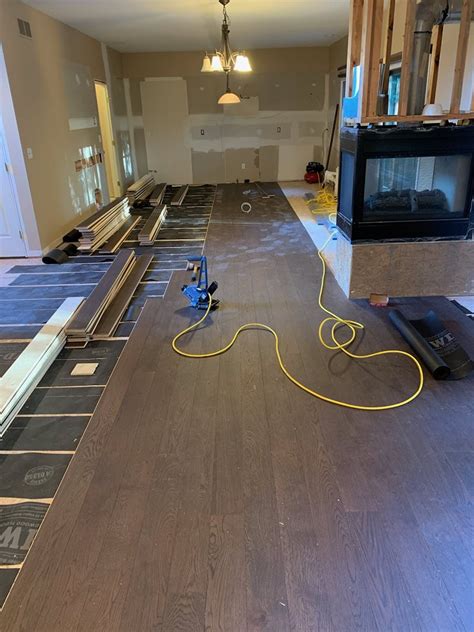 engineered hardwood floor installation