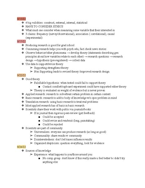 engineering research methods lecture notes
