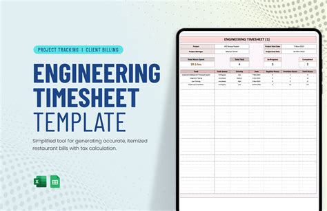 Engineering Timesheet Template Excel