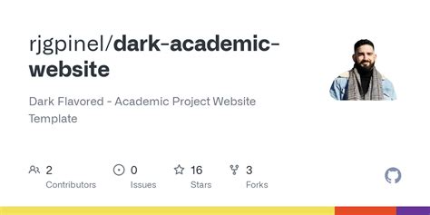 Engithub Academic Website Template