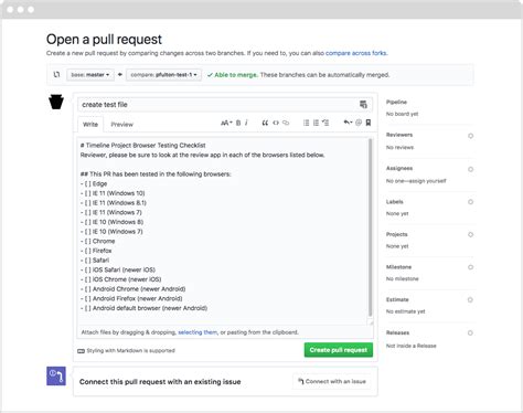 Engithub Pull Request Template
