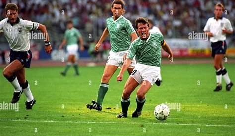 World Cup 1990 Semi Final England 1 West Germany 1 Chris Waddle Stock
