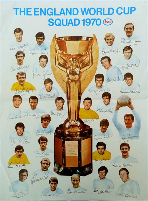 england 1970 world cup squad list