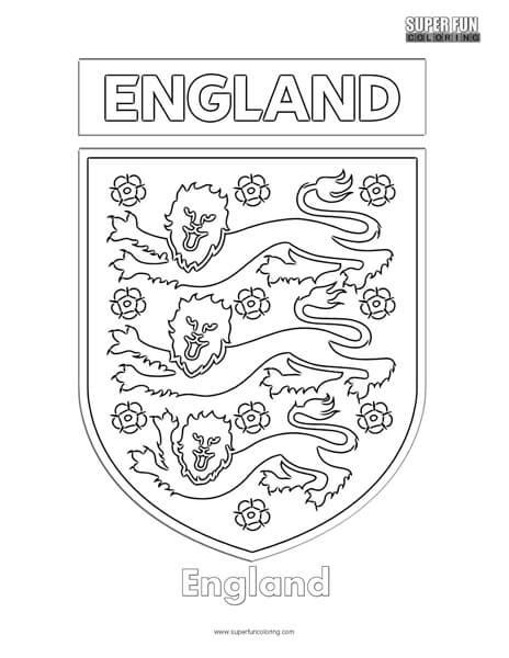 england football pictures to colour
