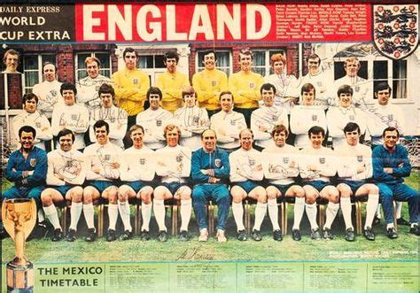 england football team 1970