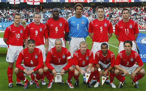 england football team 2004