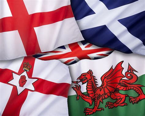 england ireland scotland wales flags