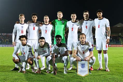 england men's football lineup