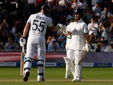 england v australia second ashes test score