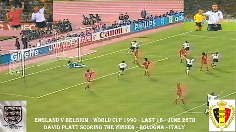 england v belgium 1990 world cup