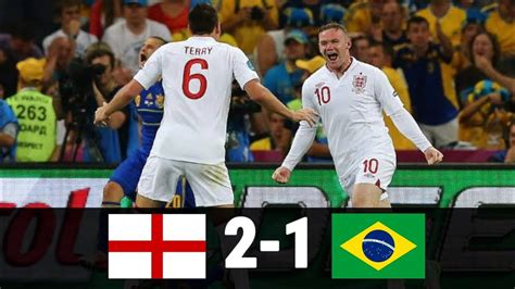 england v brazil past results