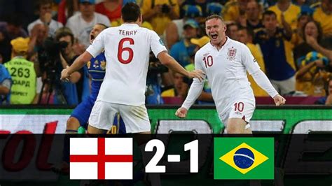 england vs brazil extended highlights