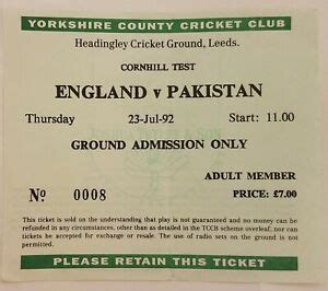 england vs pakistan cricket match tickets