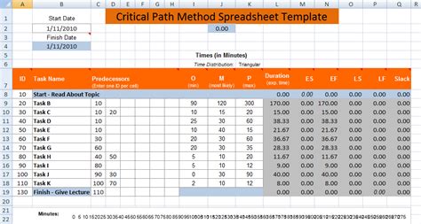 Englide Path Template Excel