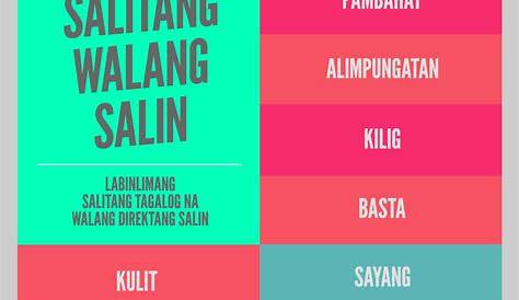 Ano ang pinagkapariho ng tagalog sa Filipino? - Brainly.ph