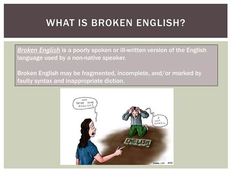 english broken