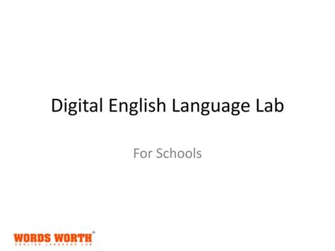 english language lab manual