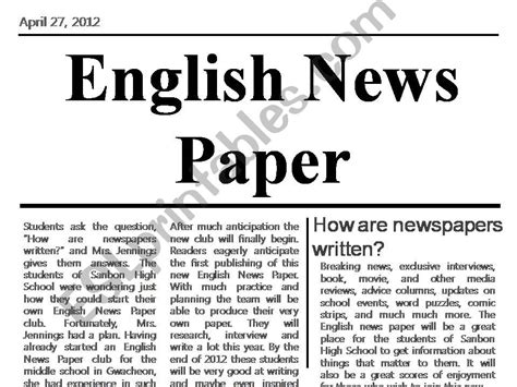 english news for language learners