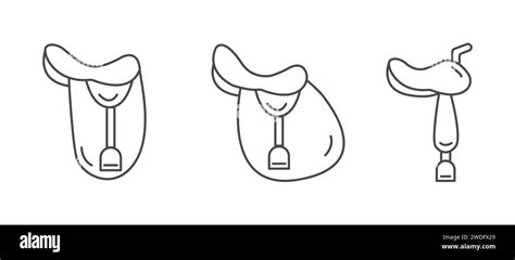 English Saddle Button Logos
