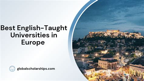 english taught bachelors in europe