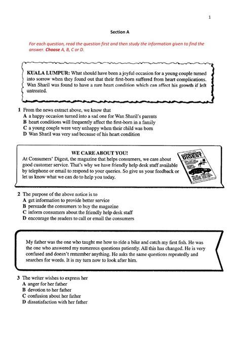 english test spm liveworksheet