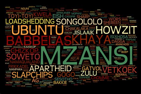 english to south african language