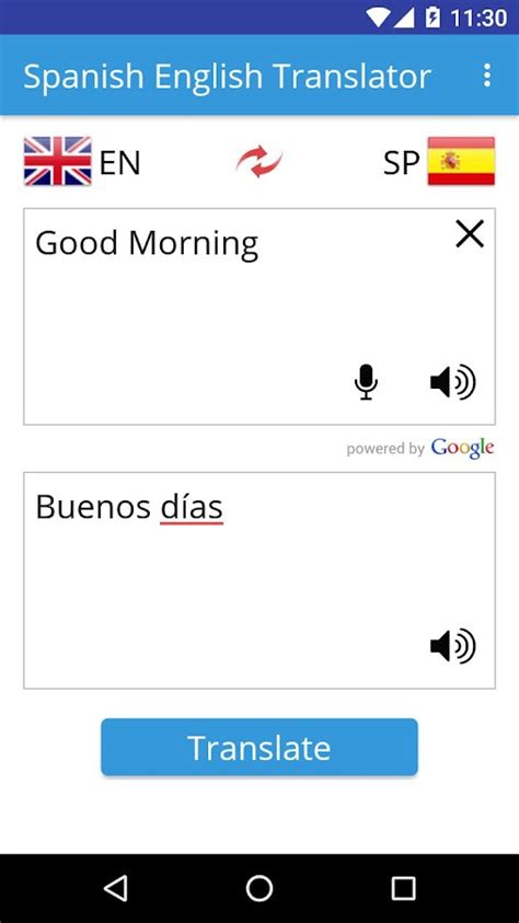 english to spanish audio translator google