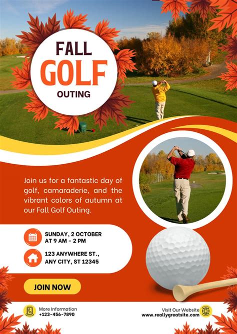 Engolf Outing Flyer Template Free