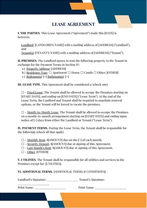 Engoogle Docs Lease Template