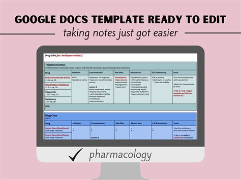 Engoogle Docs Note Template